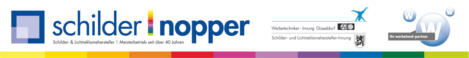 Logo Schilder Nopper